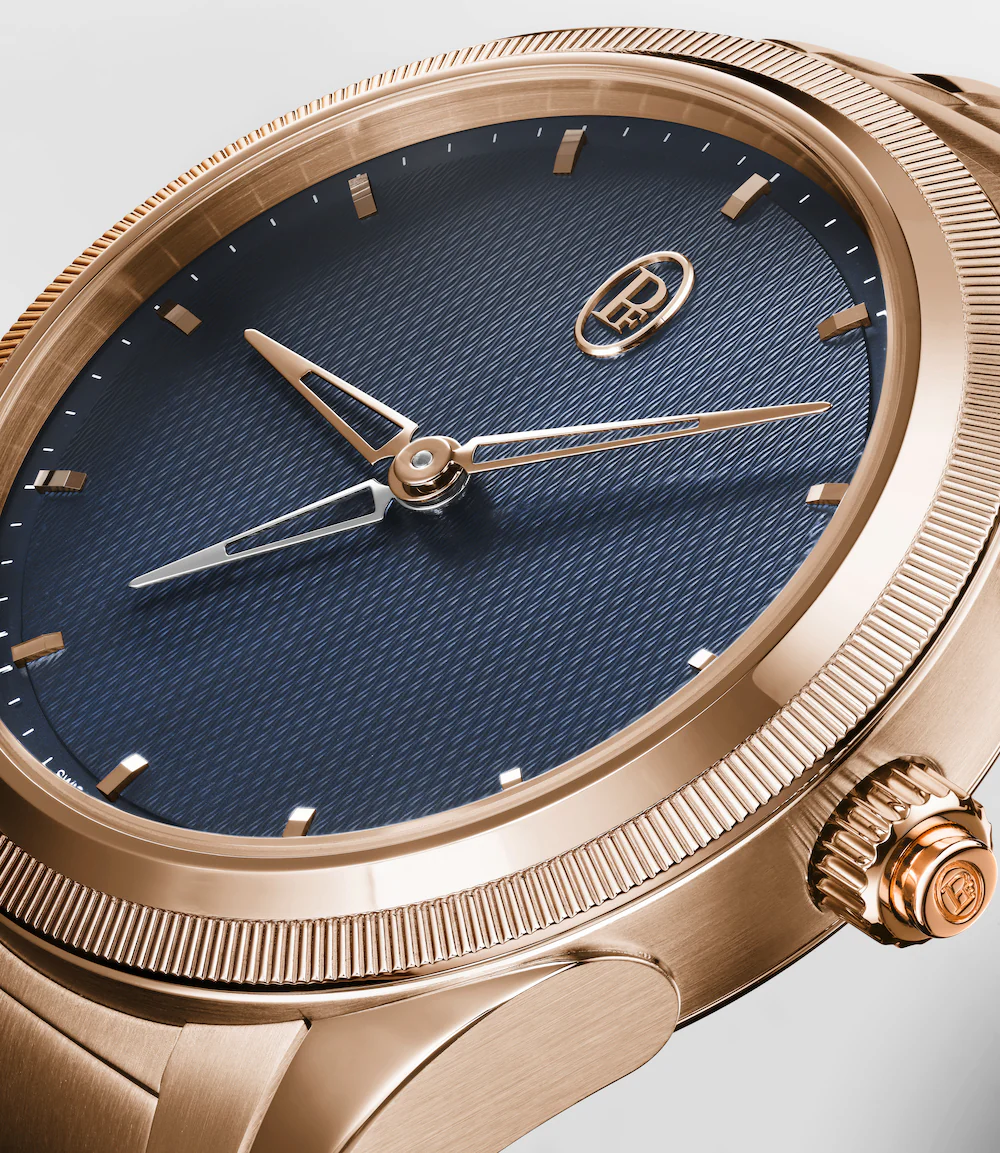 Parmigiani Fleurier Tonda PF GMT Rattrapante Gold Milano Blue Watch - Image 4