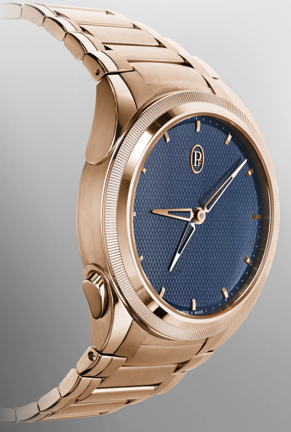 Parmigiani Fleurier Tonda PF GMT Rattrapante Gold Milano Blue Watch - Image 5