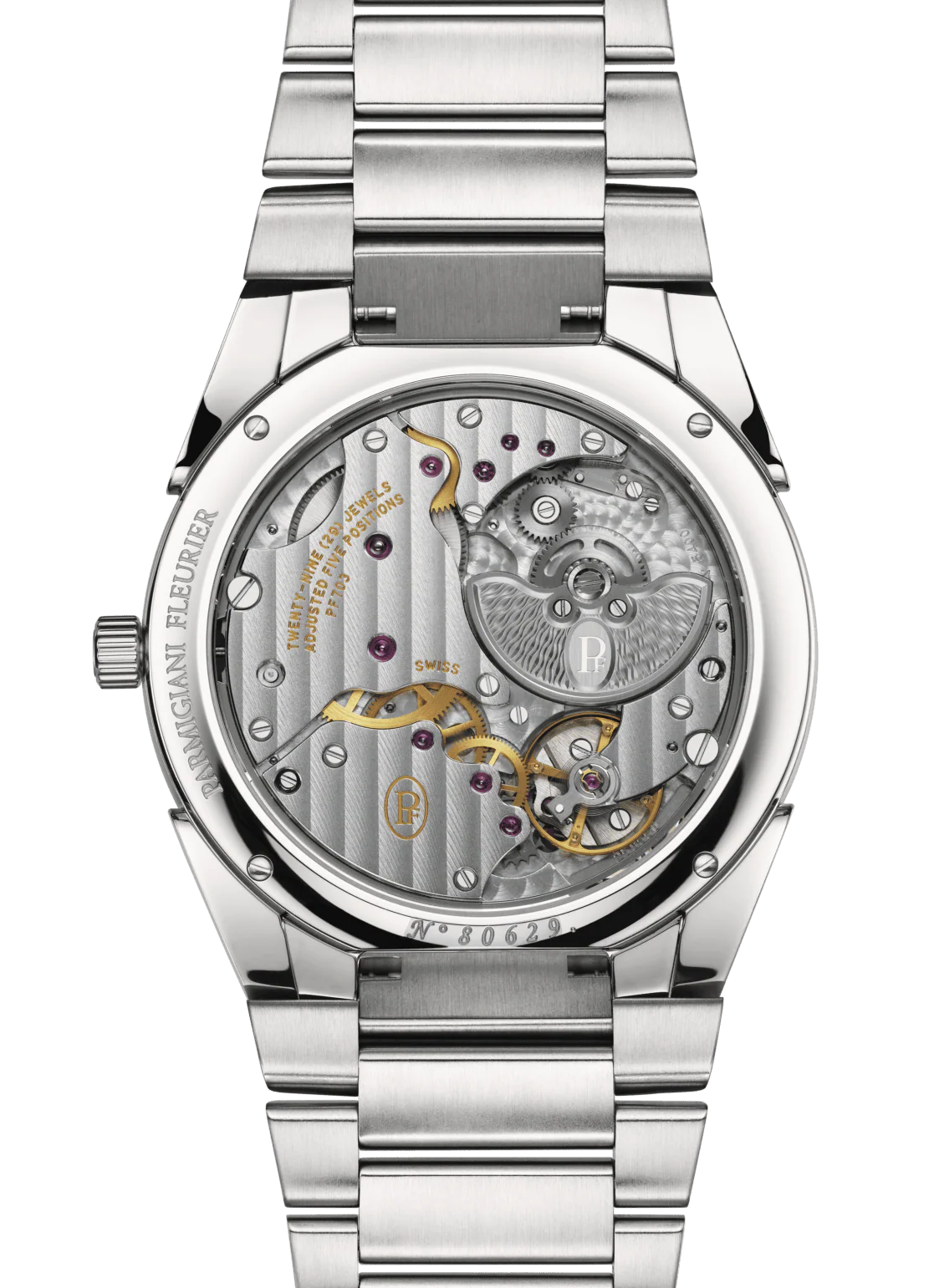 Parmigiani Fleurier Tonda PF Micro Rotor No Date Steel Platinum Watch - Image 3