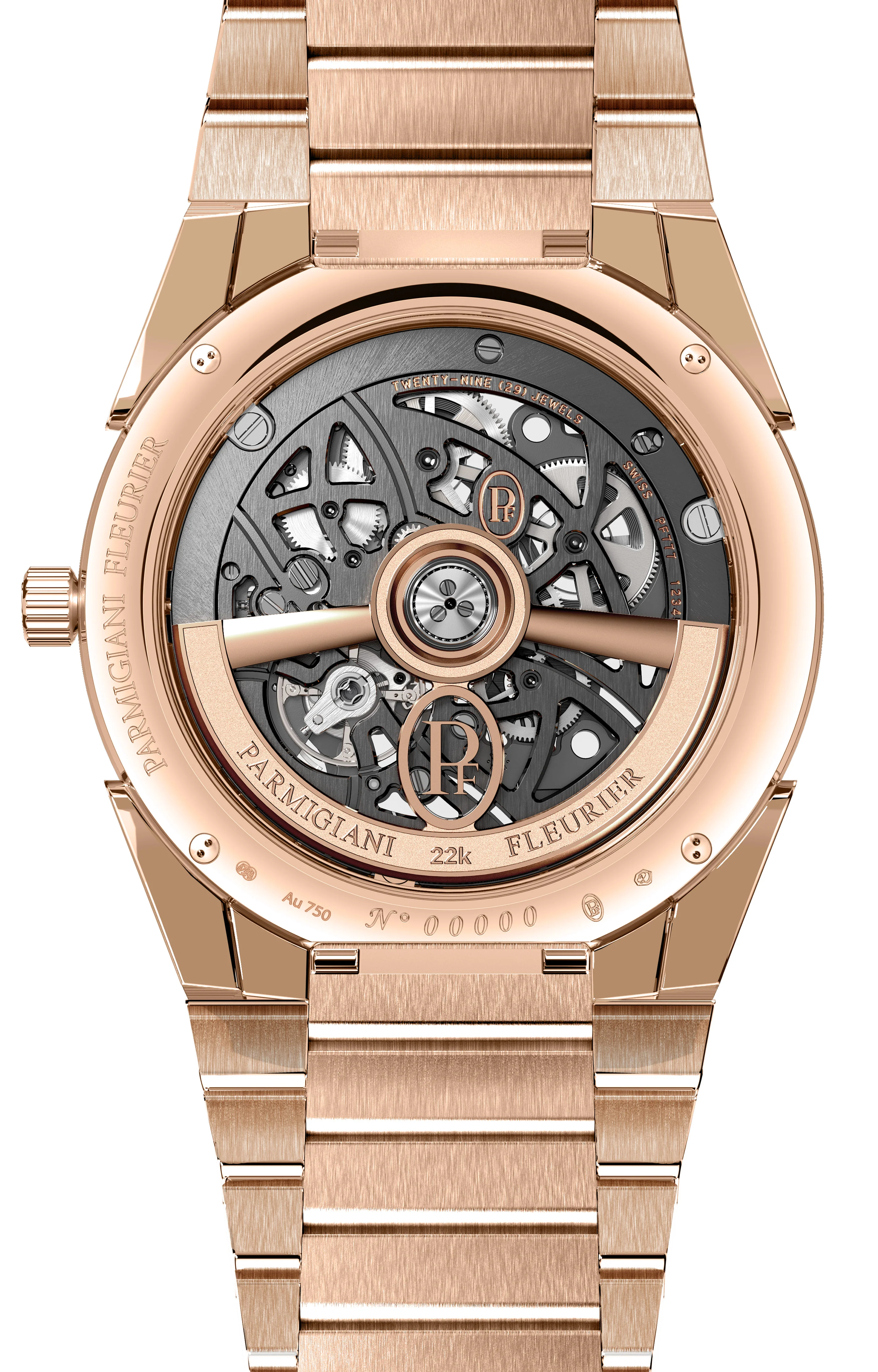 Parmigiani Fleurier Tonda PF Skeleton Rose Gold Watch - Image 2