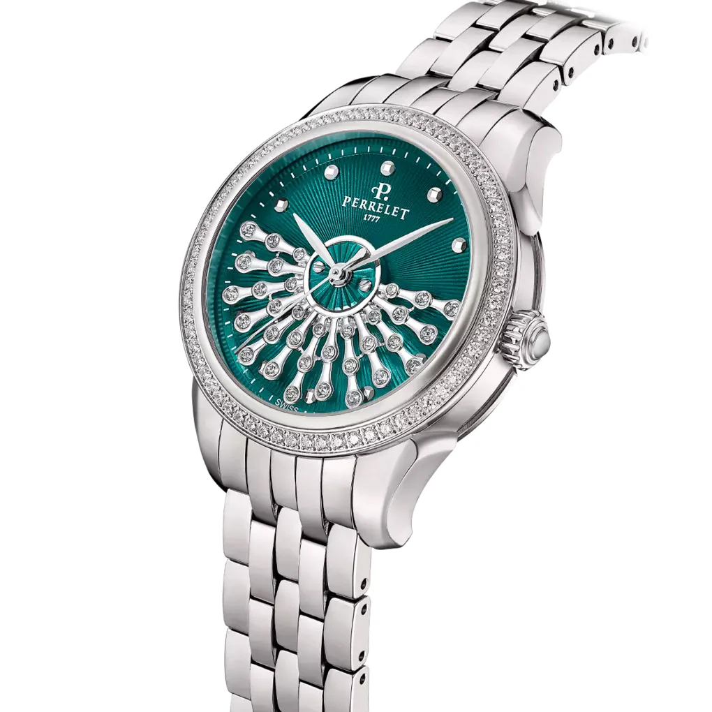 Perrelet Josephine Vert Imperial Diamond Watch - Image 2