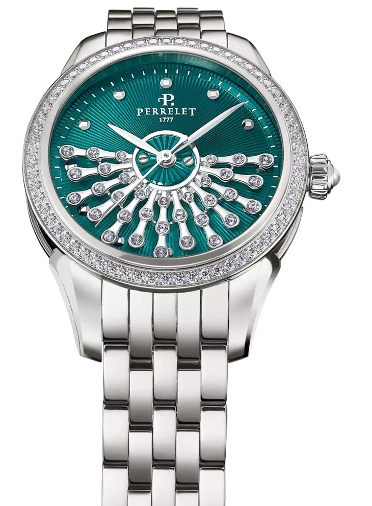 Perrelet Josephine Vert Imperial Diamond Watch - Image 3