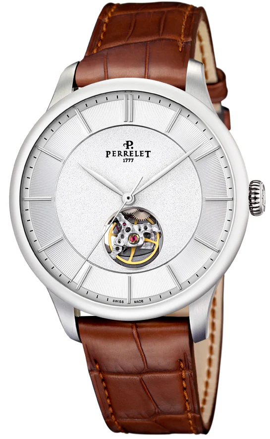 Perrelet Watch First Class 3 Hands Open Heart