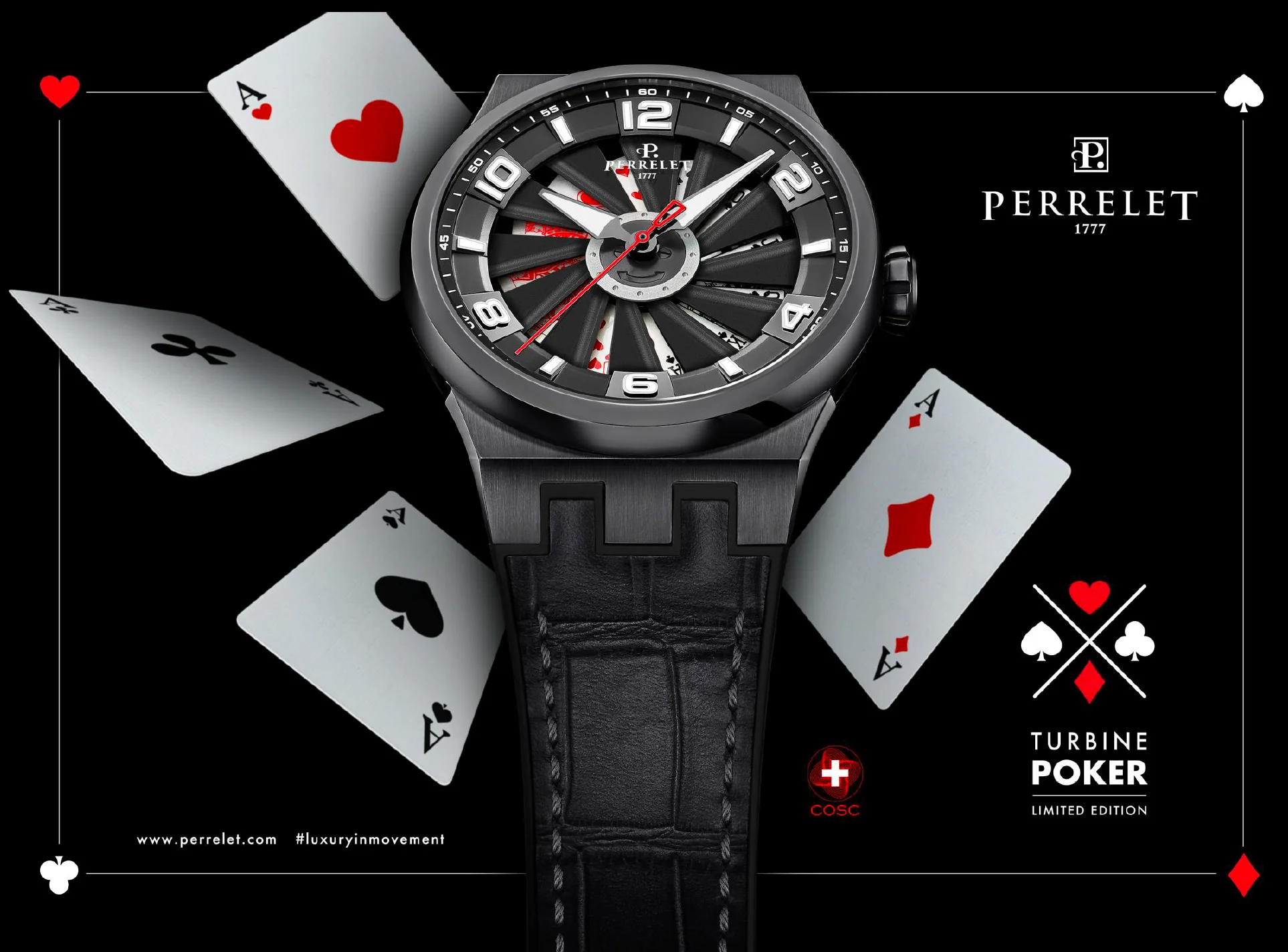 Perrelet Watch Turbine Carbon Poker Limited Edition - Image 6
