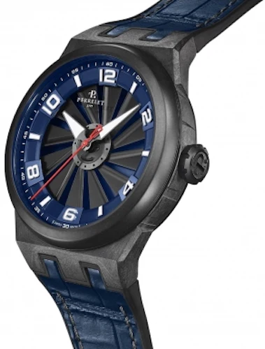 Perrelet Turbine Carbon Sports Blue Watch - Image 3