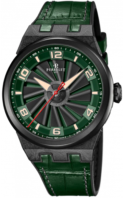 Perrelet Turbine Carbon Sports Green Watch
