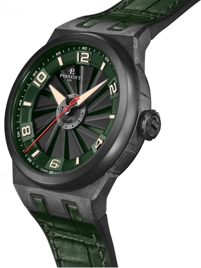 Perrelet Turbine Carbon Sports Green Watch - Image 3