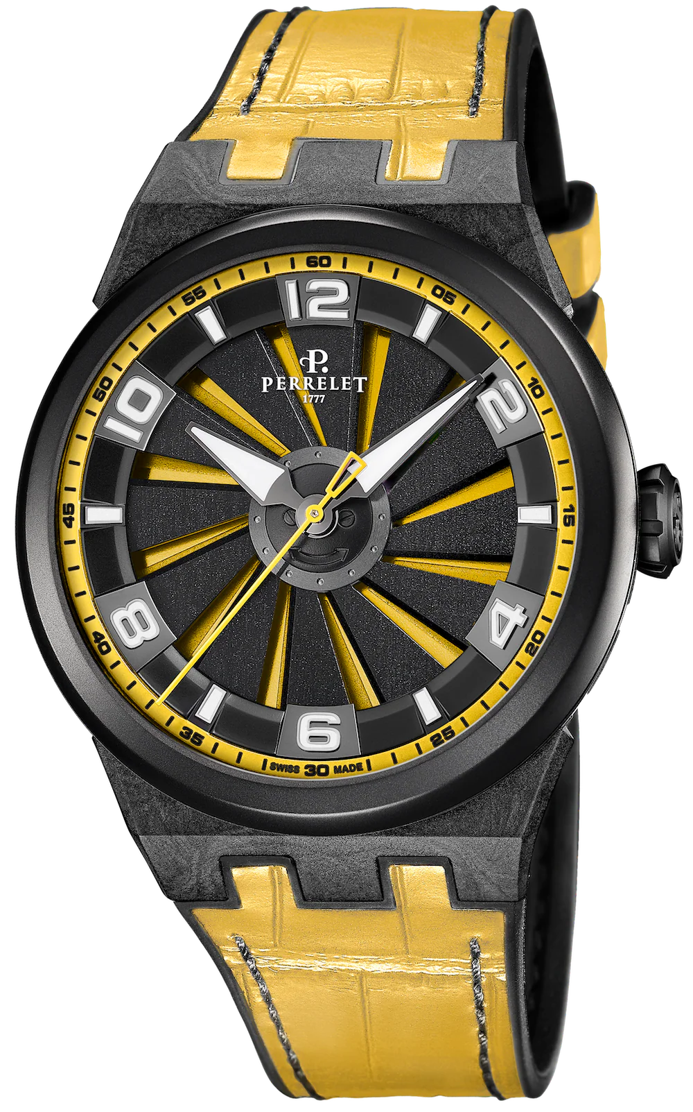 Perrelet Turbine Carbon Yellow Watch