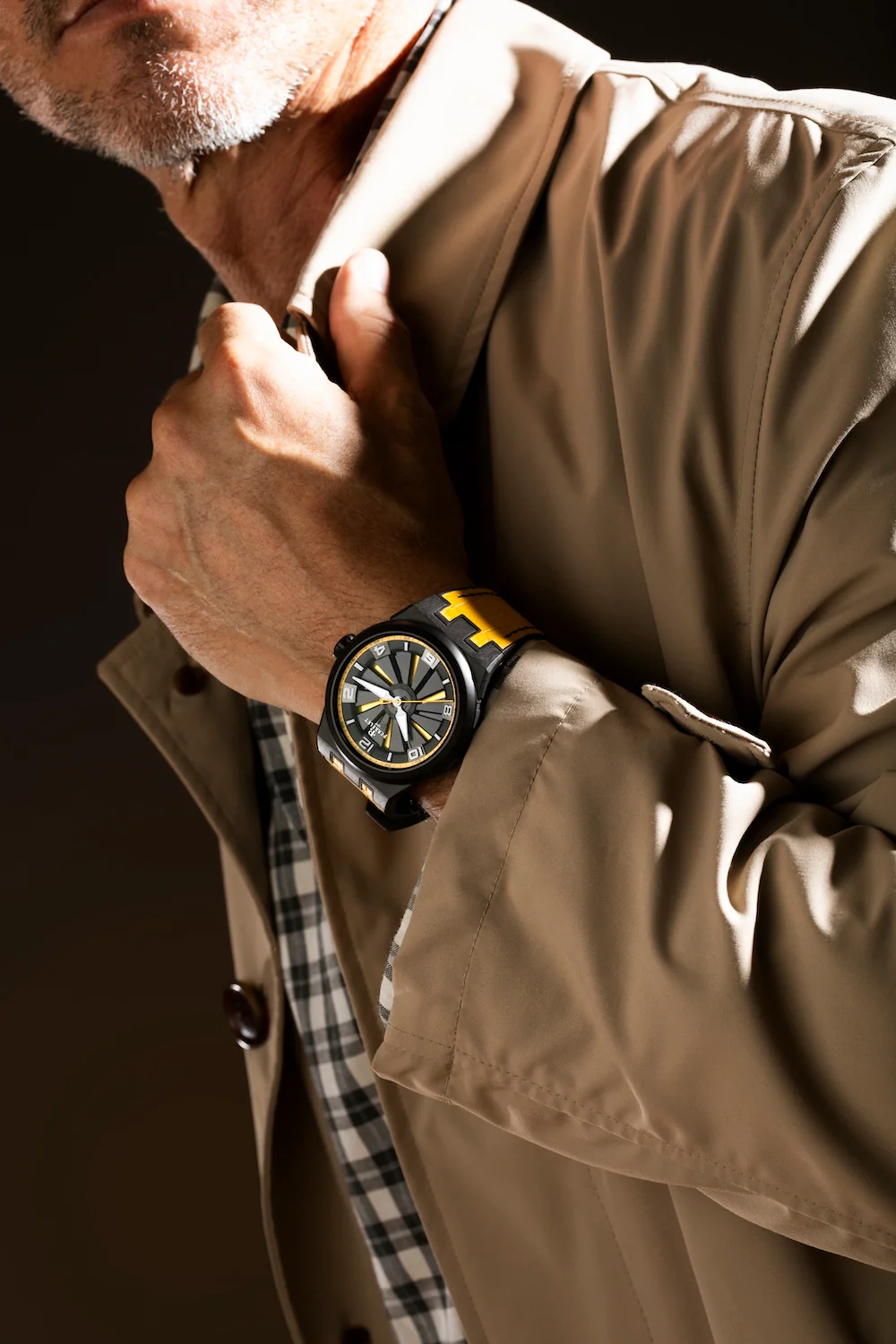Perrelet Turbine Carbon Yellow Watch - Image 7