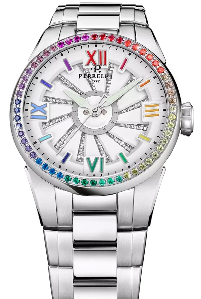 Perrelet Turbine Lady Aurora Bracelet Watch - Image 2