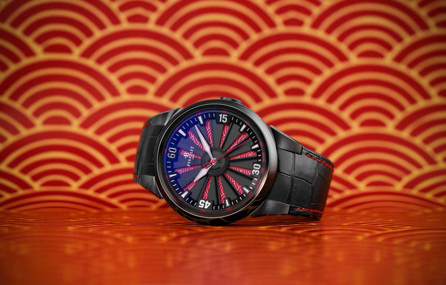 Perrelet Watch Turbine Seigaiha Limited Edition - Image 5