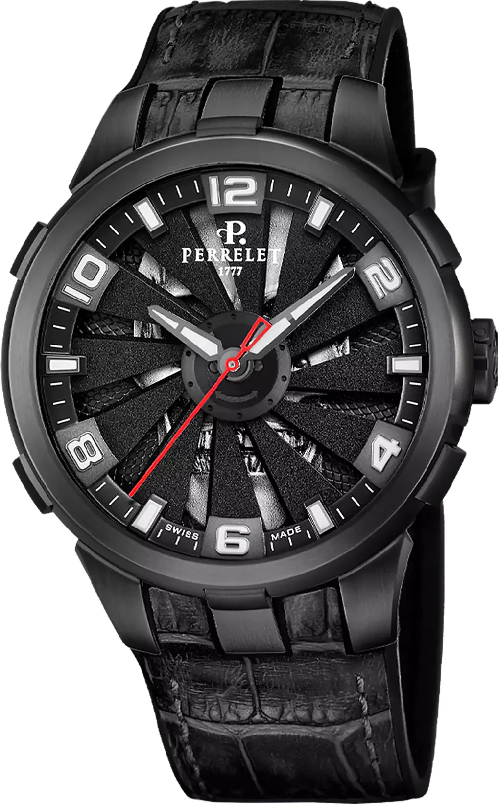 Perrelet Turbine Skull 3 Hands Watch