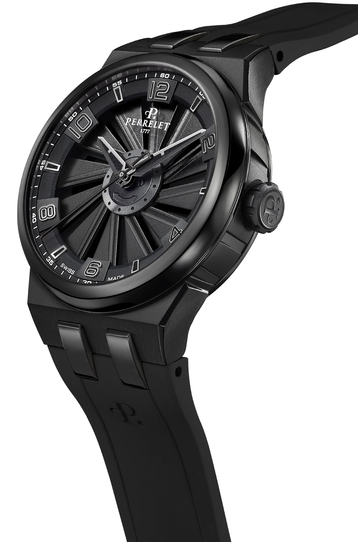 Perrelet Turbine Titanium 41 Black Watch - Image 2
