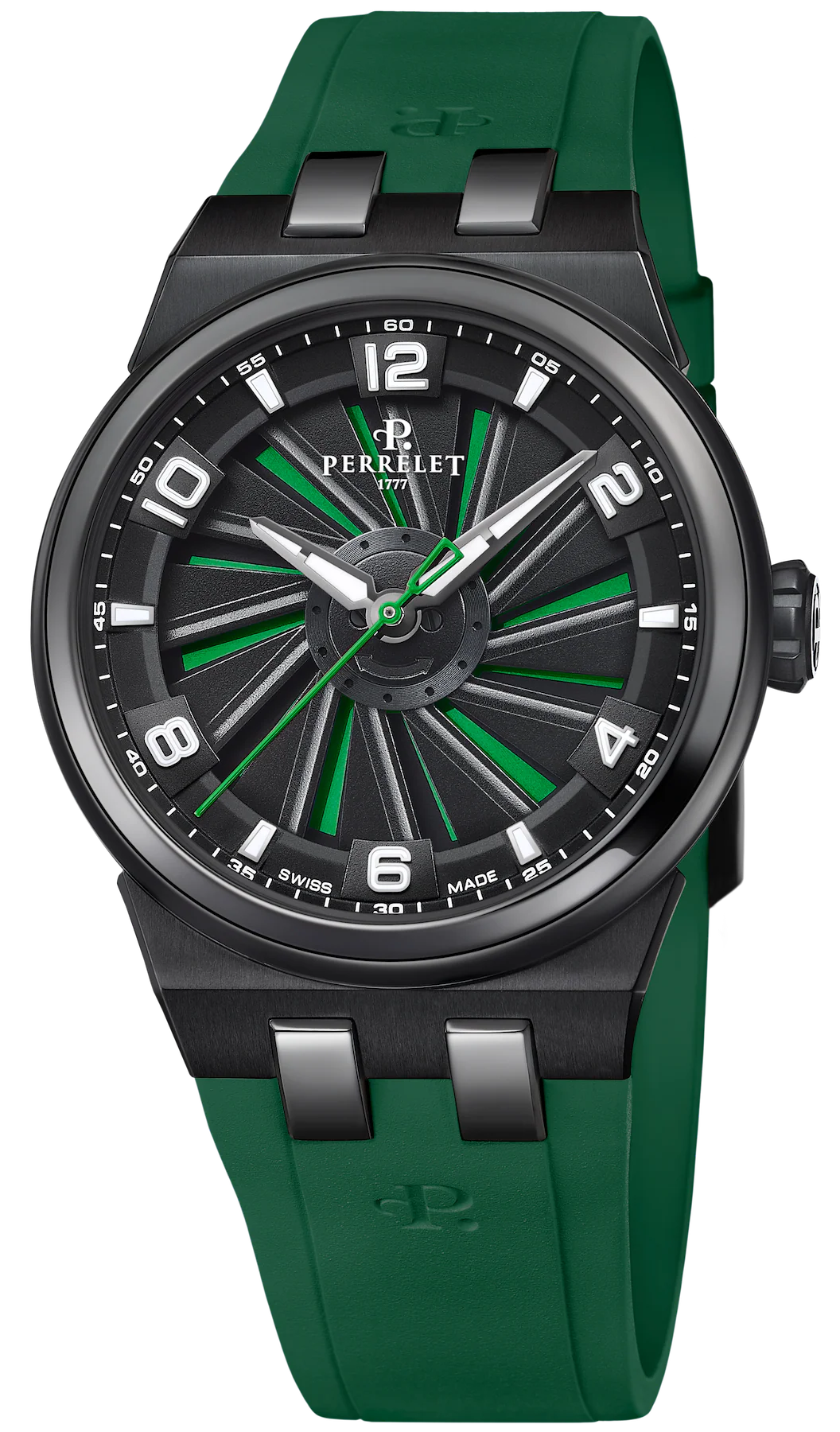 Perrelet Turbine Titanium 41 Green Watch
