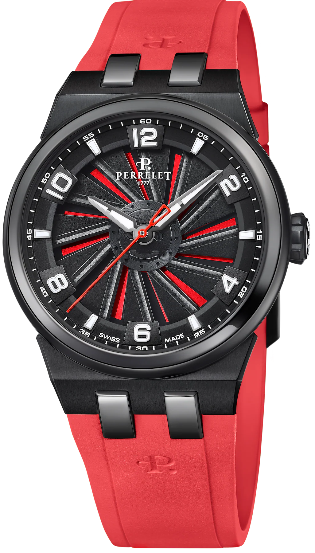 Perrelet Turbine Titanium 41 Red Watch