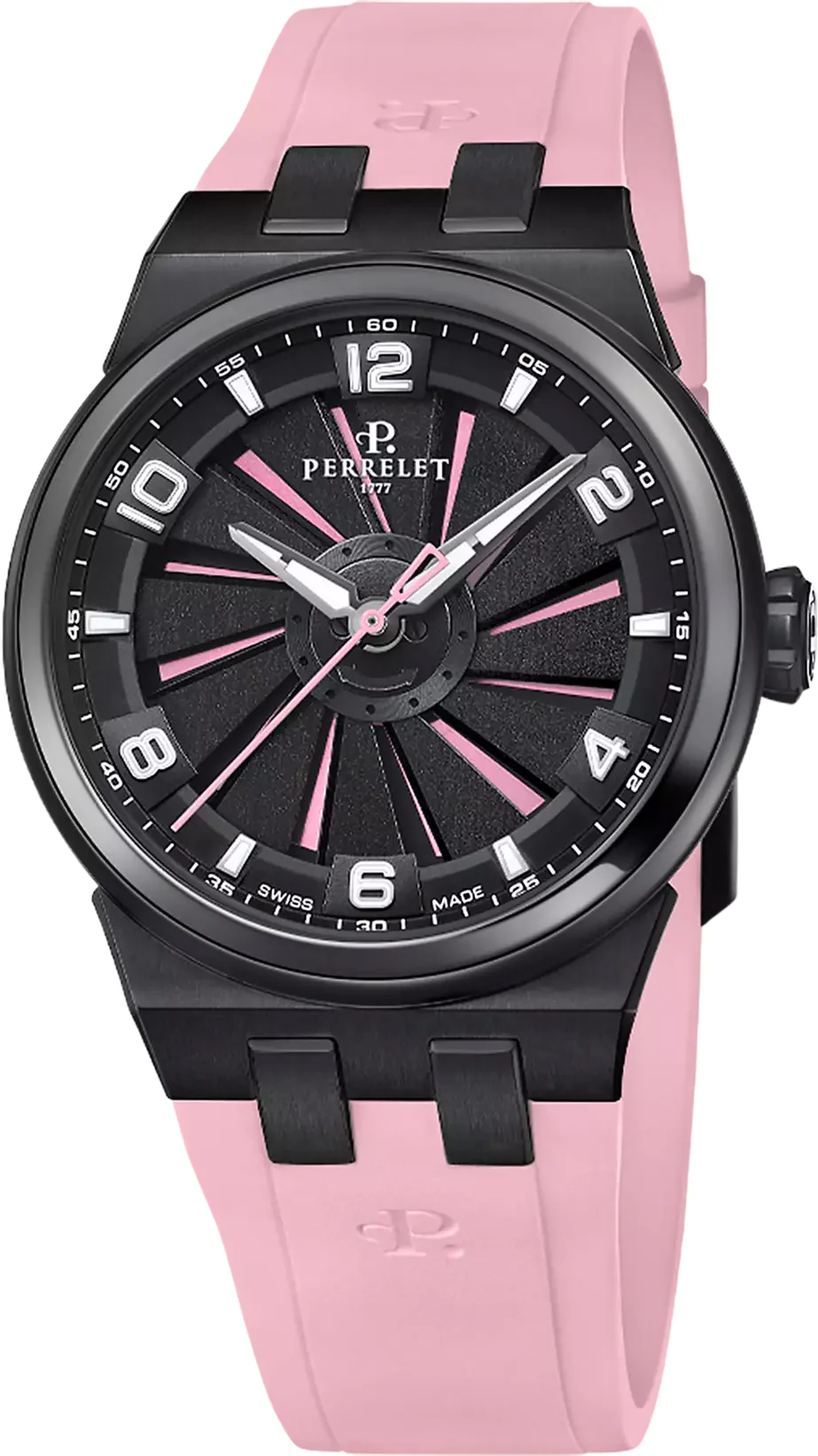 Perrelet Turbine Titanium Pink Flamingo Watch