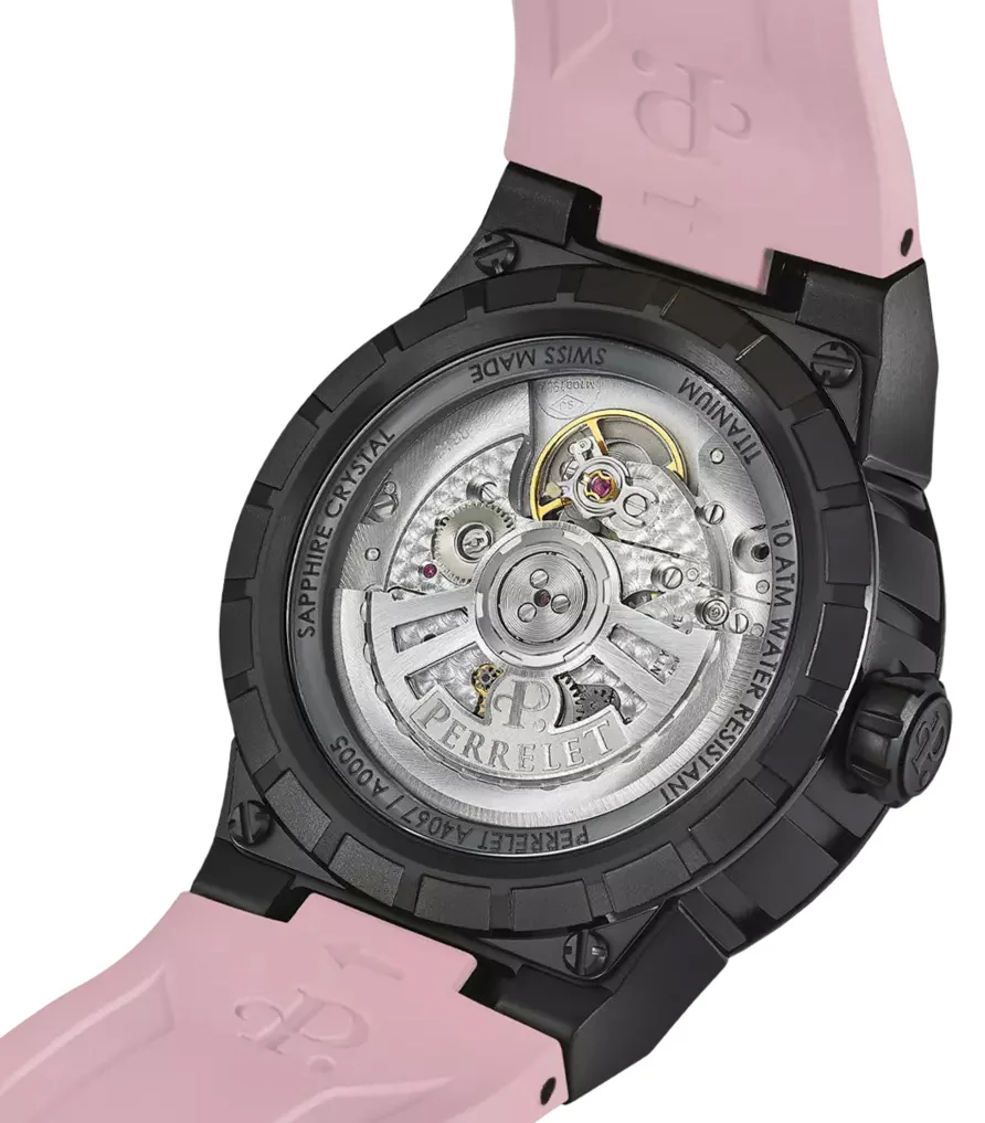Perrelet Turbine Titanium Pink Flamingo Watch - Image 2