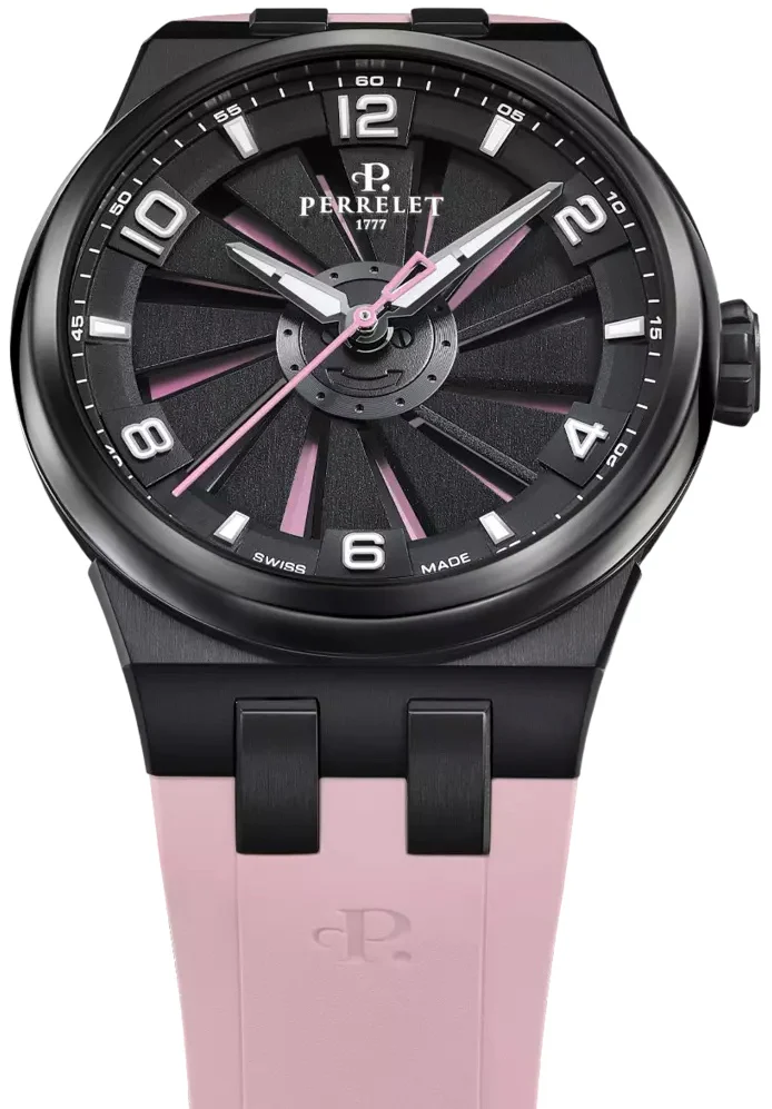 Perrelet Turbine Titanium Pink Flamingo Watch - Image 3