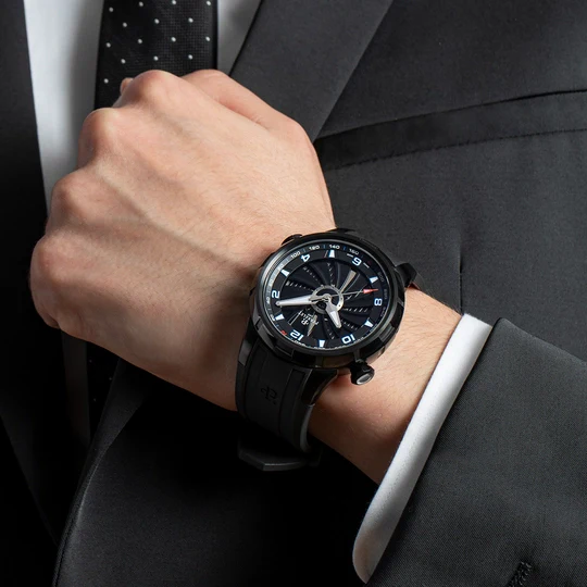 Perrelet Turbine Yacht Diver Black - Image 2