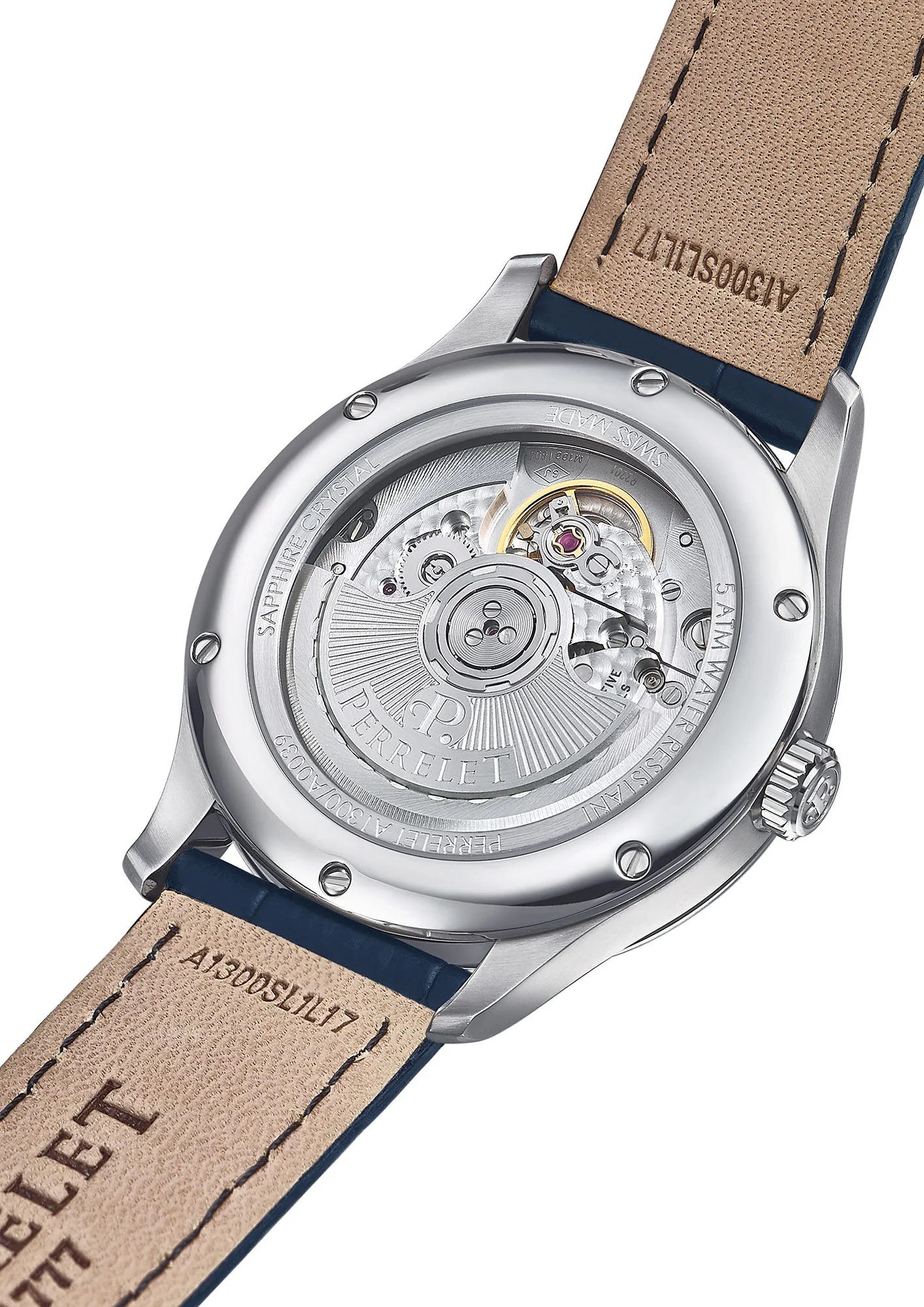 Perrelet Weekend 3 Hands Ice Blue Watch - Image 2