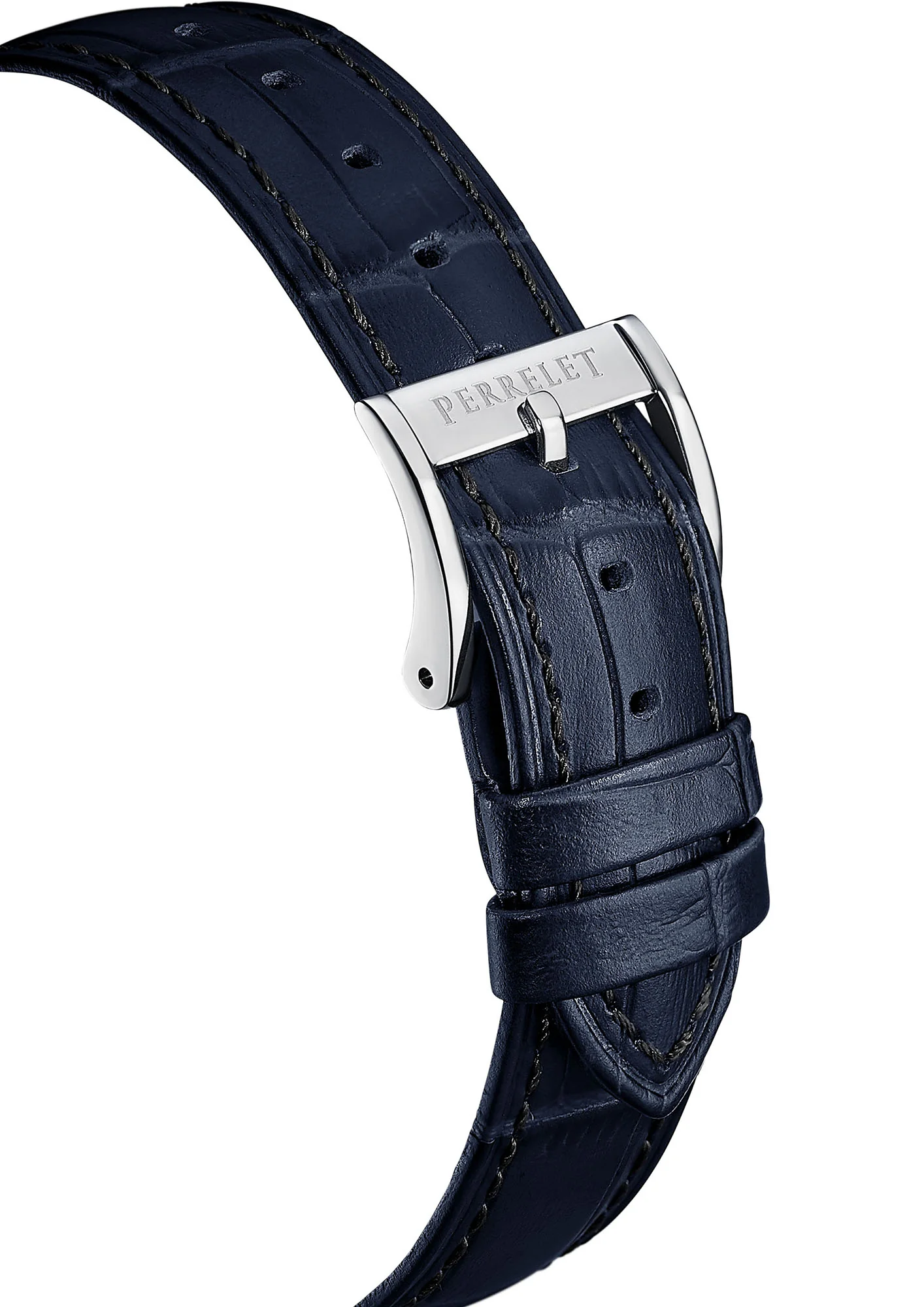Perrelet Weekend 3 Hands Ice Blue Watch - Image 4