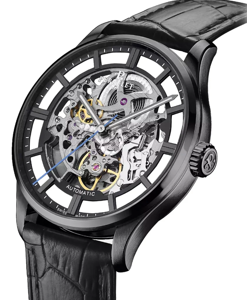 Perrelet Weekend Skeleton 3 Hands Watch - Image 3