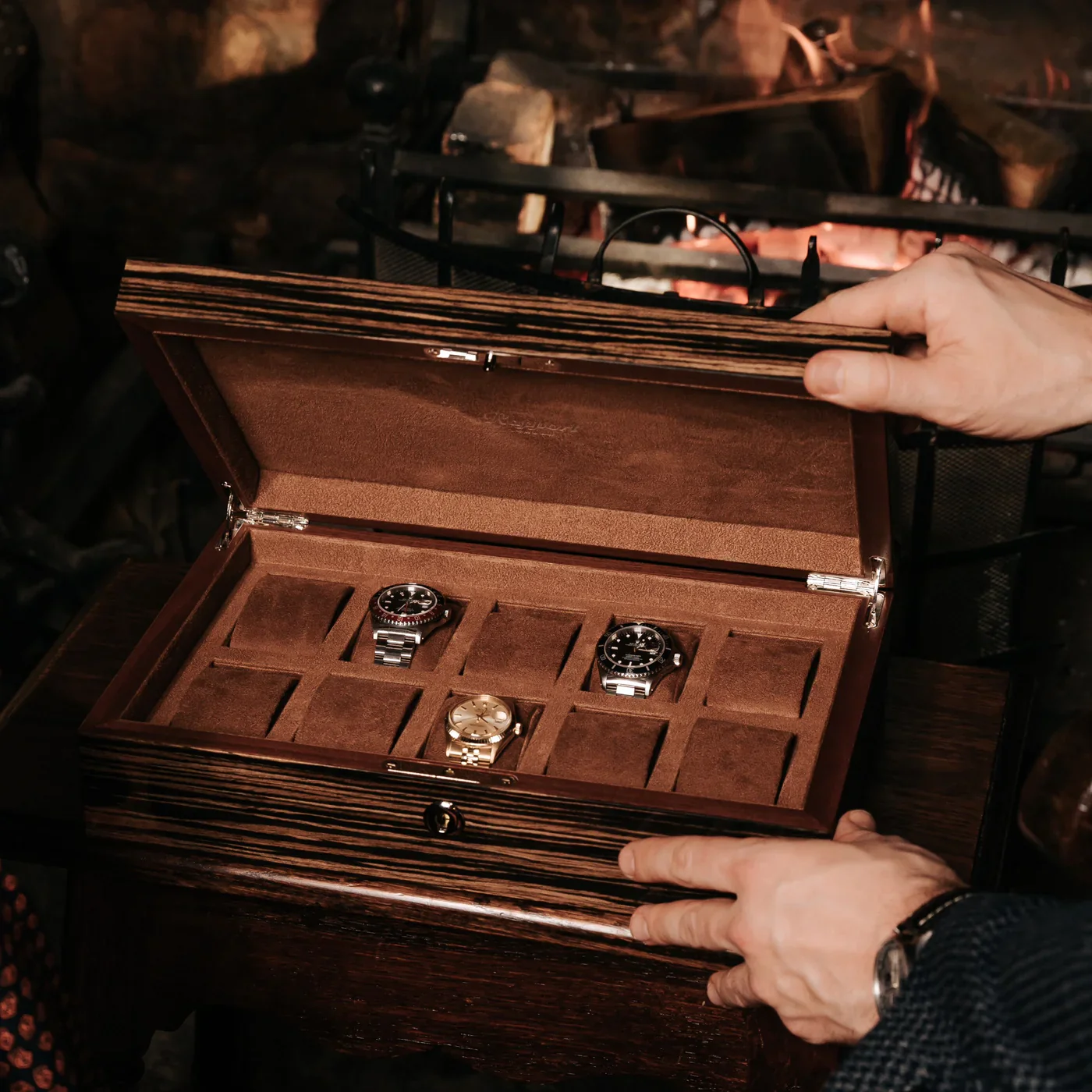 Rapport Watch Box Heritage 10 Macassar - Image 3