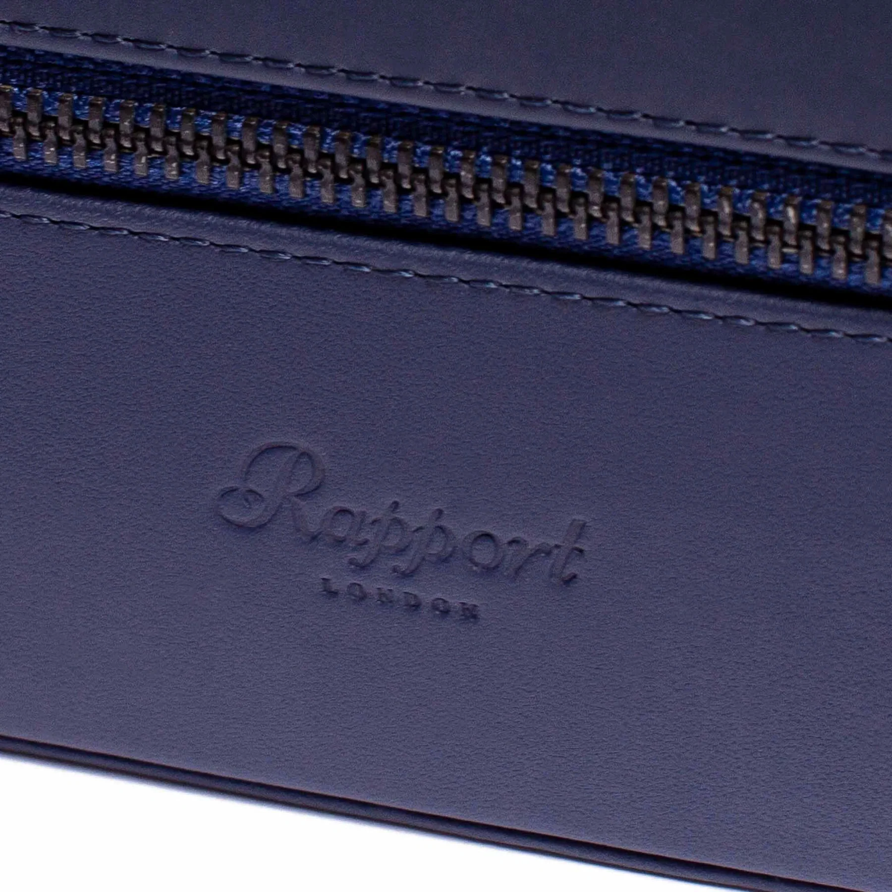 Rapport Watch Case Hyde Park 4 Blue Zip - Image 5