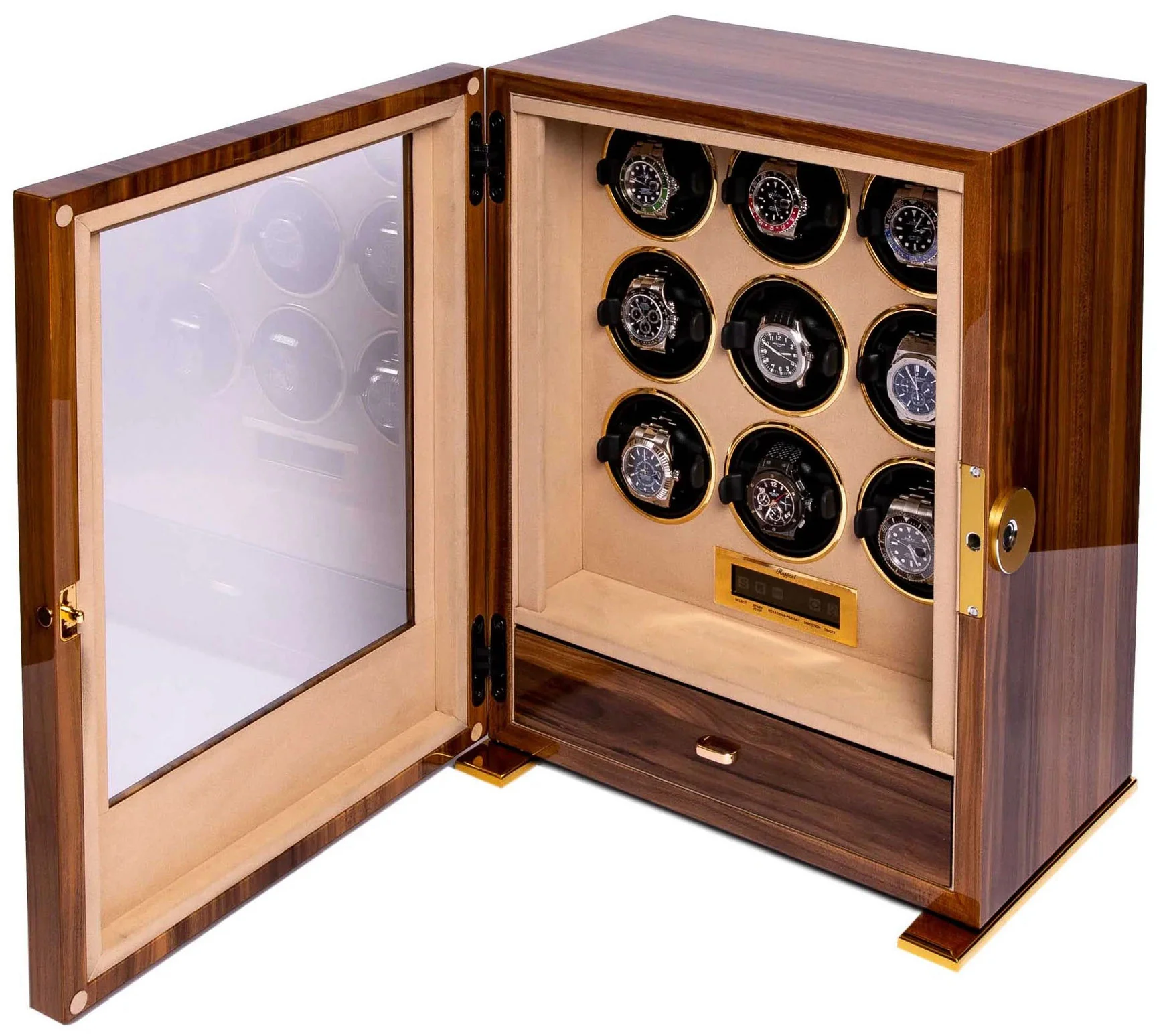 Rapport Watch Winder Paramount 9 Walnut - Image 2