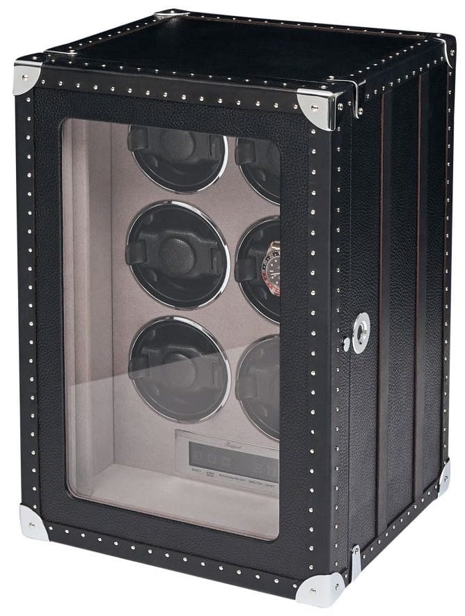 Rapport Watch Winder Roamer 6 Leather Black - Image 2