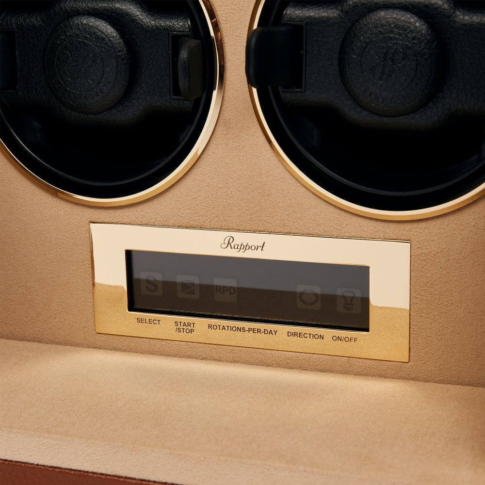 Rapport Watch Winder Roamer 6 Leather Brown - Image 4