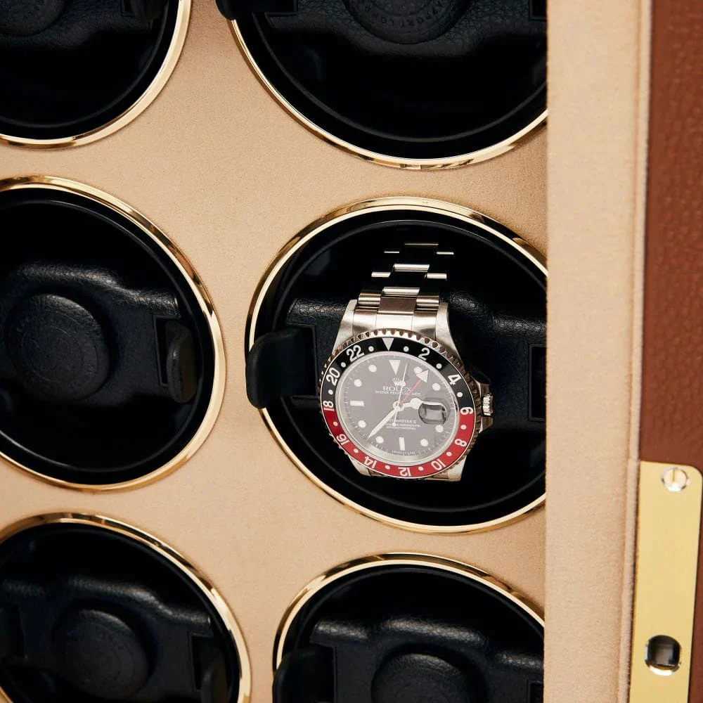 Rapport Watch Winder Roamer 6 Leather Brown - Image 5