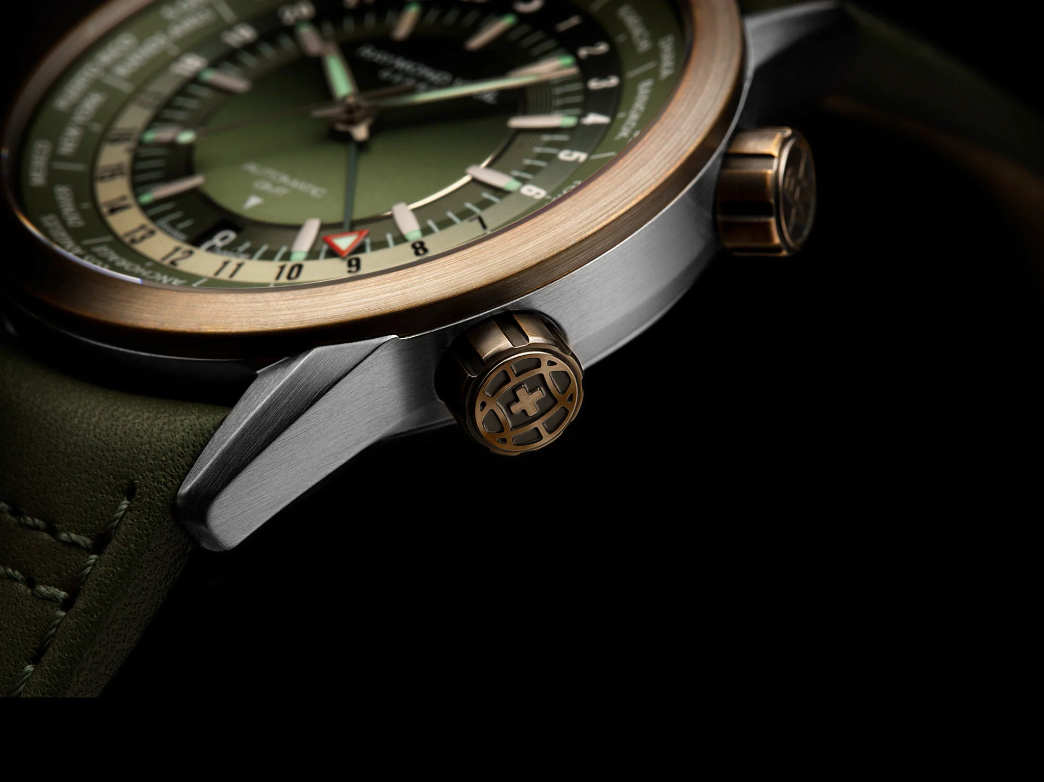 Raymond Weil Freelancer GMT Worldtimer Green D - Image 5