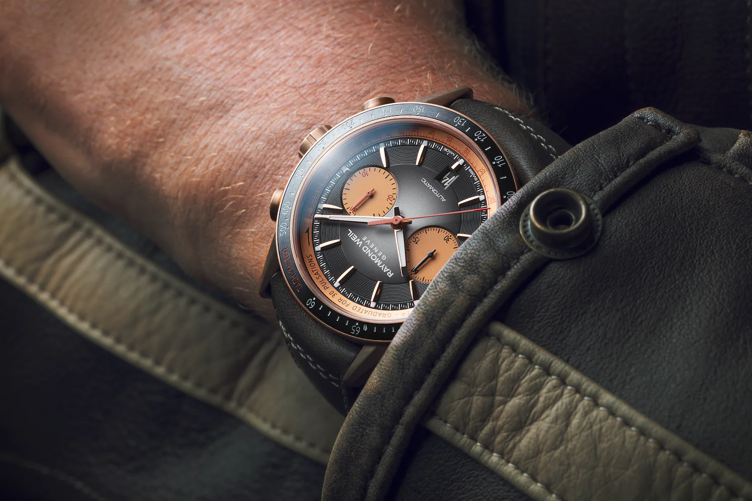 Raymond Weil Freelancer Chronograph Bronze Limited Edition D - Image 6