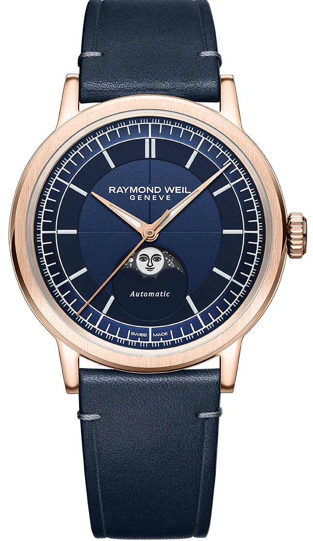 Raymond Weil Millesime Moon Phase 39.5mm Watch