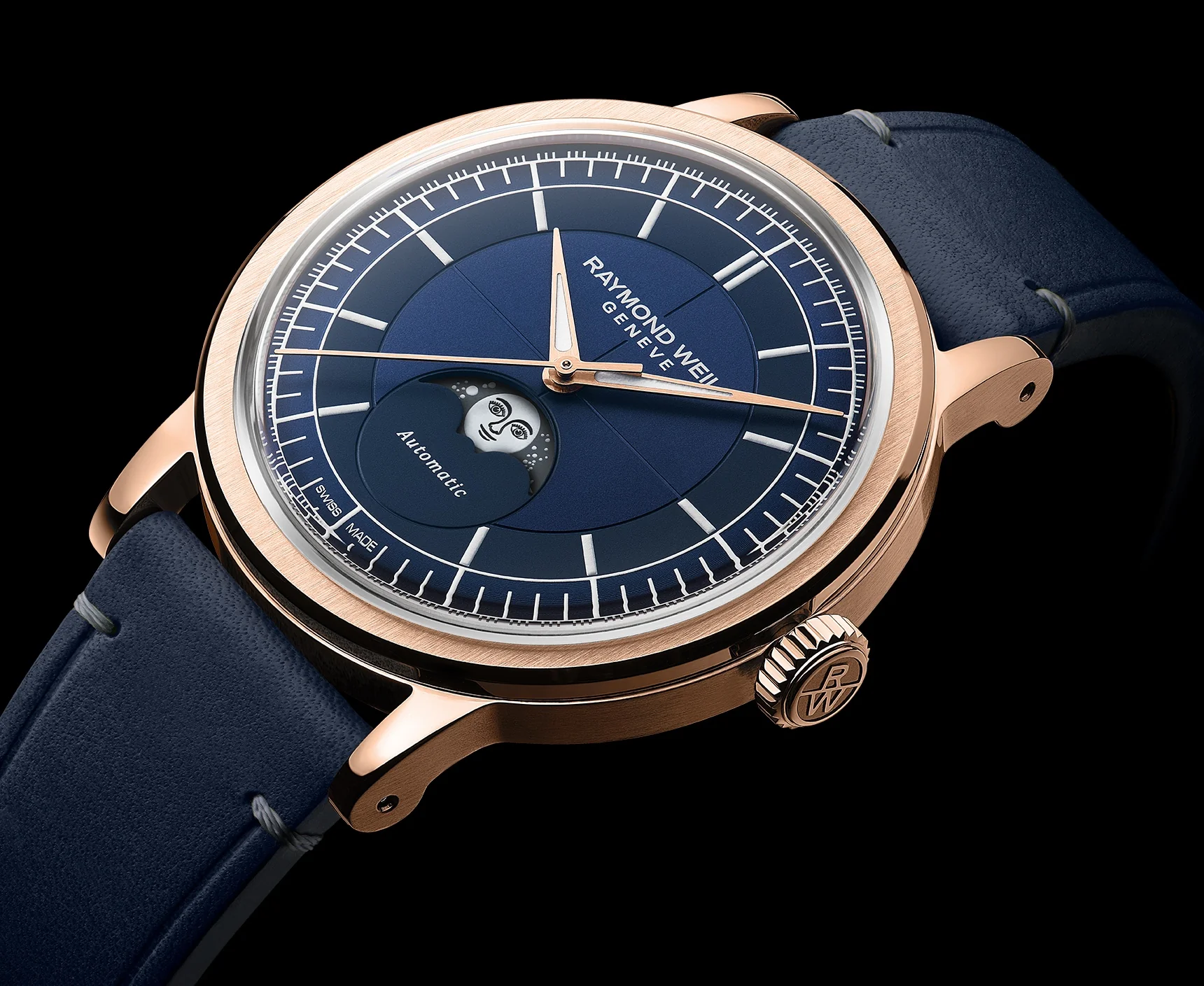 Raymond Weil Millesime Moon Phase 39.5mm Watch - Image 4
