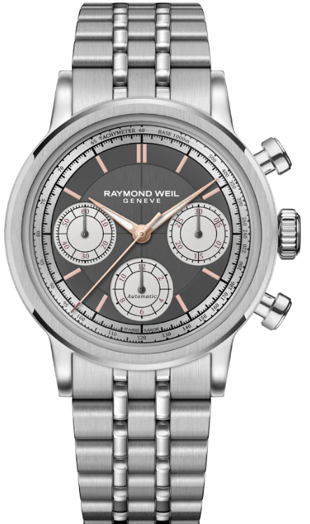 Raymond Weil Millesime Automatic Tri-Compax Chronograph Anthracite Sector Watch