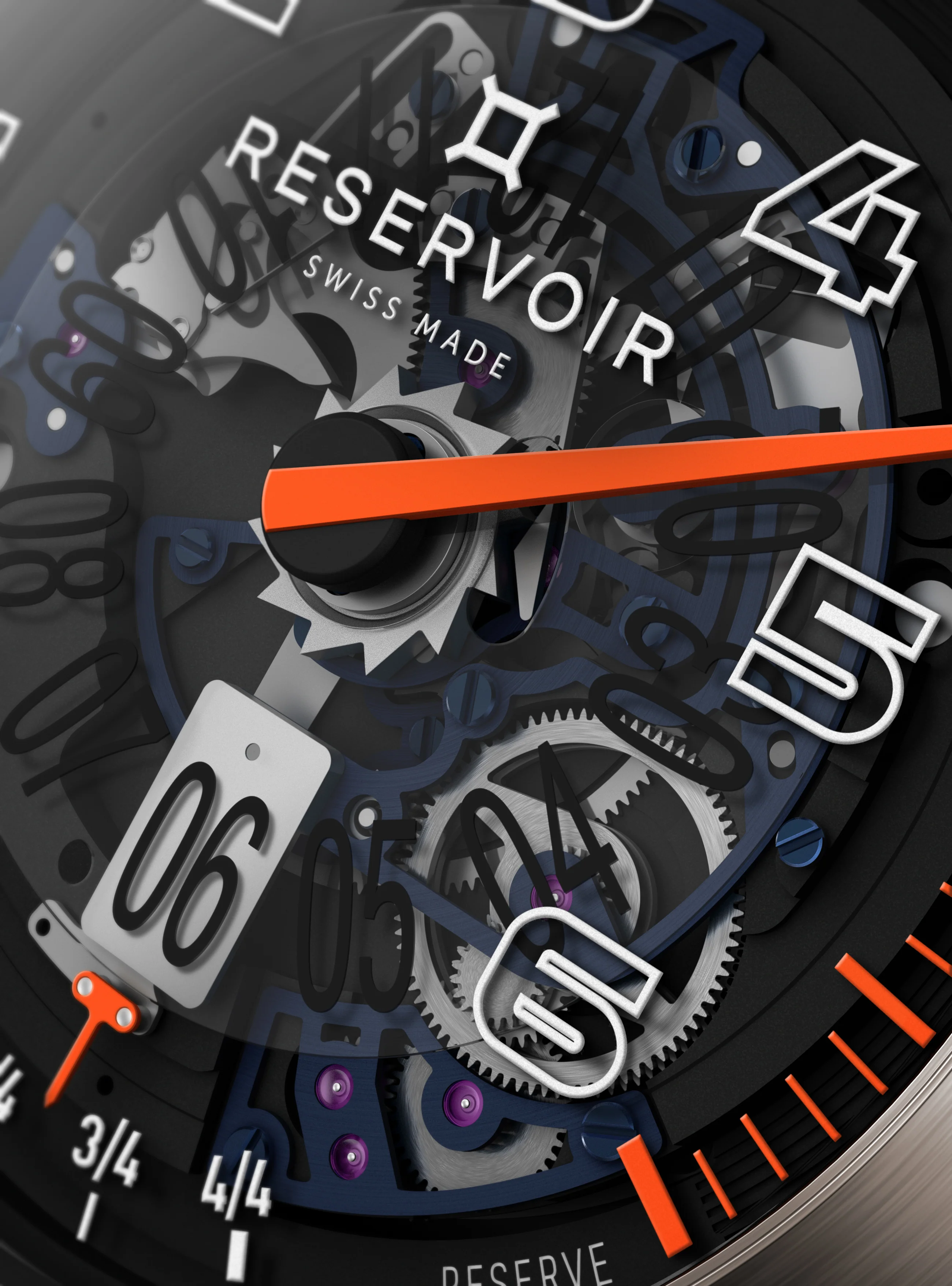 Reservoir GT Tour Skeleton Watch - Image 4