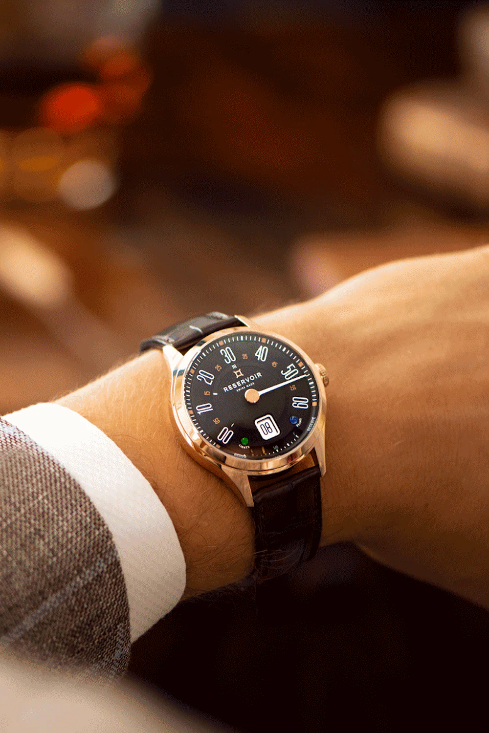 Reservoir Longbridge Rose Gold Watch - Image 4