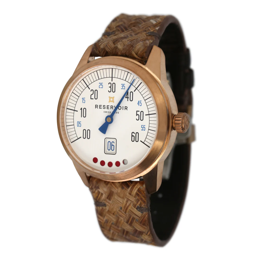 Reservoir Tiefenmesser Bronze Plume Bracelet Watch - Image 2
