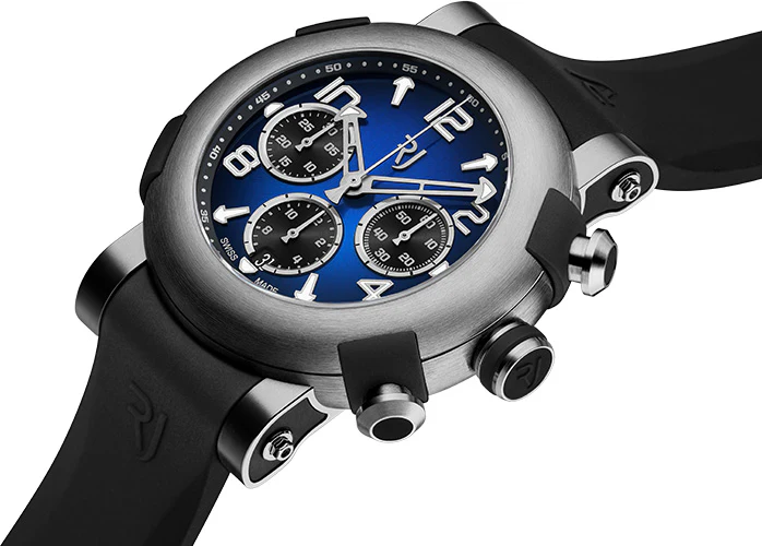RJ Watches ARRAW Marine Titanium Blue 45mm - Image 2