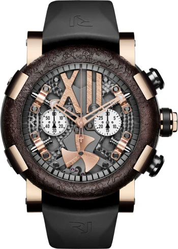 RJ Watches Steampunk Gold Rusted Metal