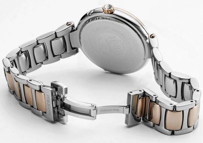 Roamer Watch Dreamline Moonphase Pink MOP Dial Rose Gold Bicolour - Image 2