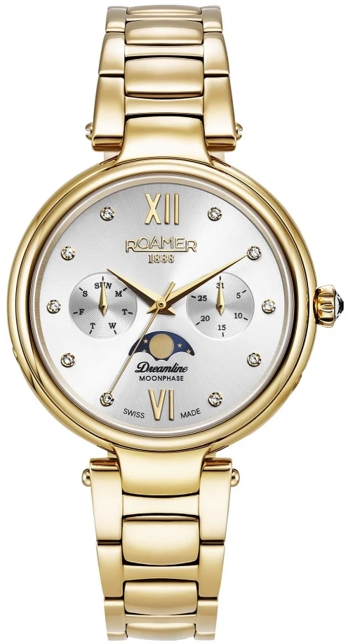 Roamer Watch Dreamline Silver Moonphase