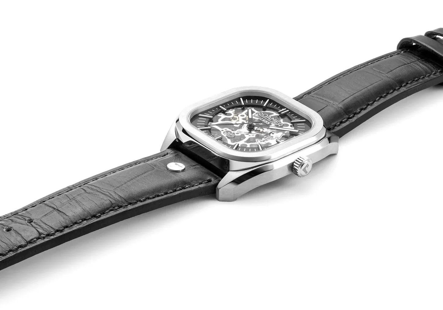 Roamer Mechano Black Skeleton Watch - Image 6