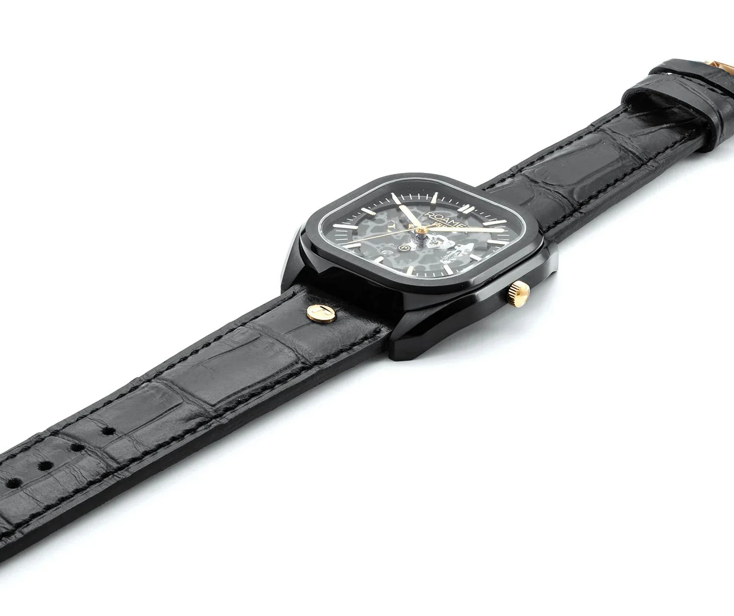 Roamer Mechano Black Skeleton Watch - Image 8