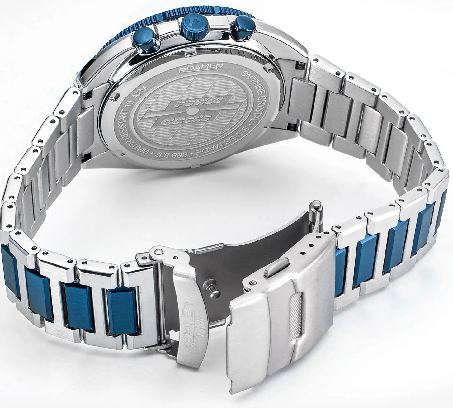 Roamer Power Chrono Blue Watch - Image 3