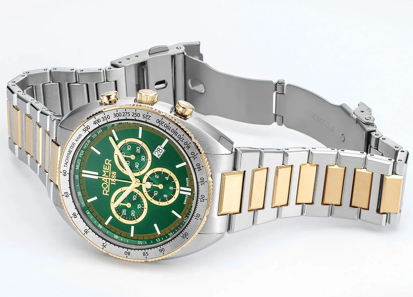 Roamer Power Chrono Green Watch - Image 2