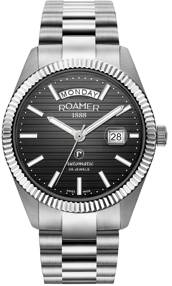 Roamer Primeline Daydate II Black Watch