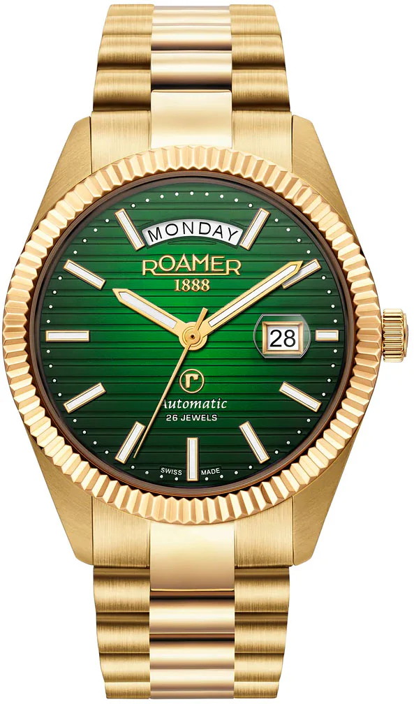 Roamer Primeline Daydate II Green